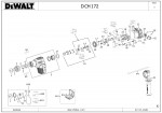 DeWalt DCH172NT-XJ CORDLESS HAMMER Spare Parts